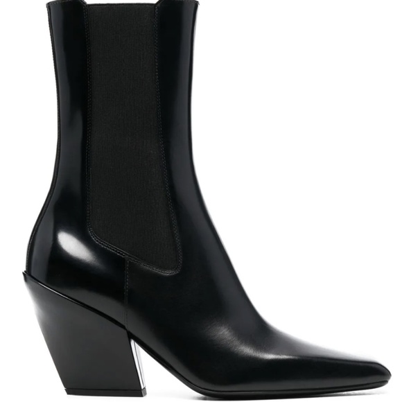 Prada 9mm Sculpted Heel Boots Size 38 - Picture 1 of 7